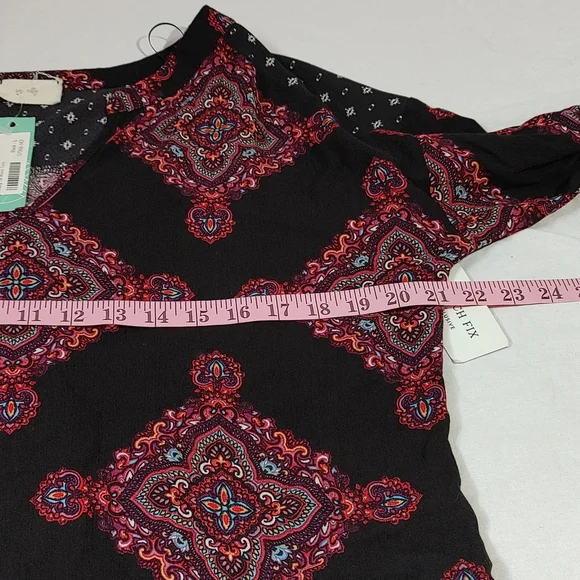 En Elly/Stitch Fix Abey Tie Waist Tunic Top - Picture 6 of 9